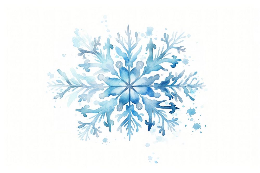 Snow snow snowflake pattern. AI generated Image by rawpixel.