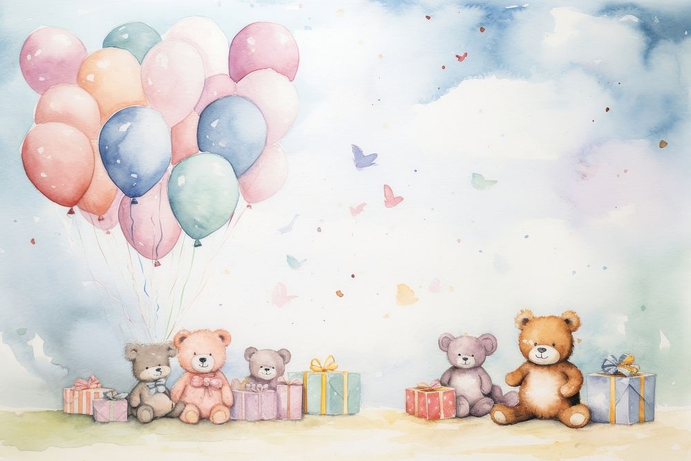 Birthday balloon animal party. 