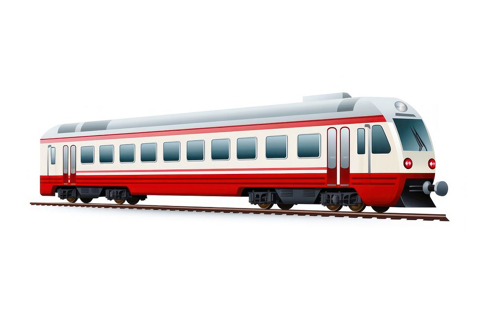 Train passenger vehicle railway. AI generated Image by rawpixel.