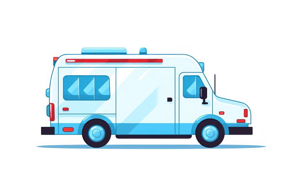 Ambulance vehicle symbol van. AI generated Image by rawpixel.