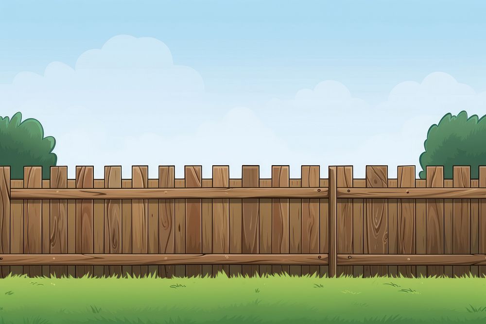 Fence outdoors wood architecture. AI generated Image by rawpixel.