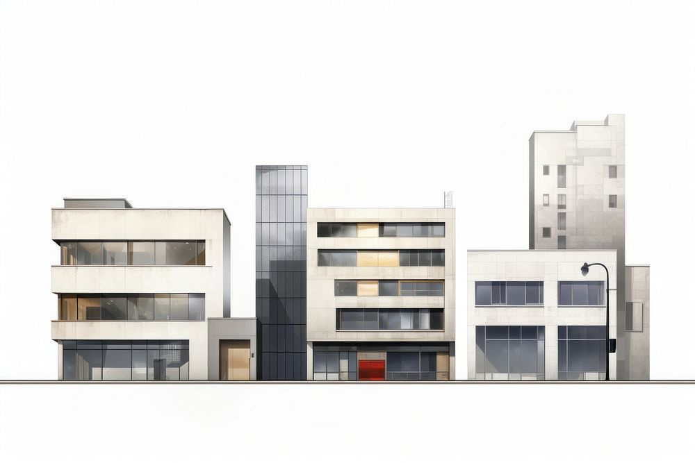 Building architecture diagram city. AI | Free Photo Illustration - rawpixel