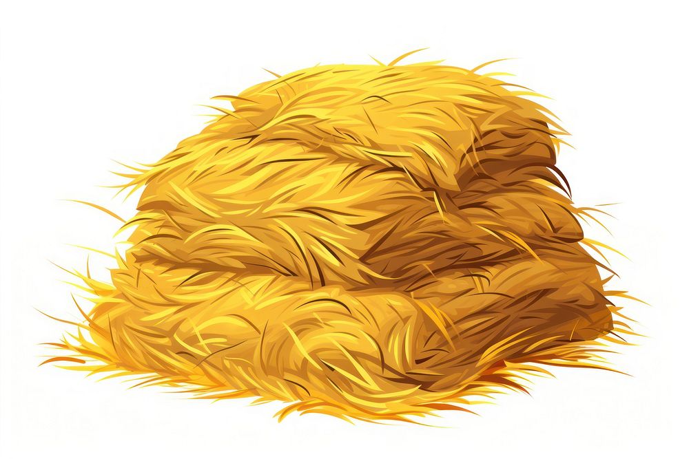 Hay pile yellow straw art. AI generated Image by rawpixel.