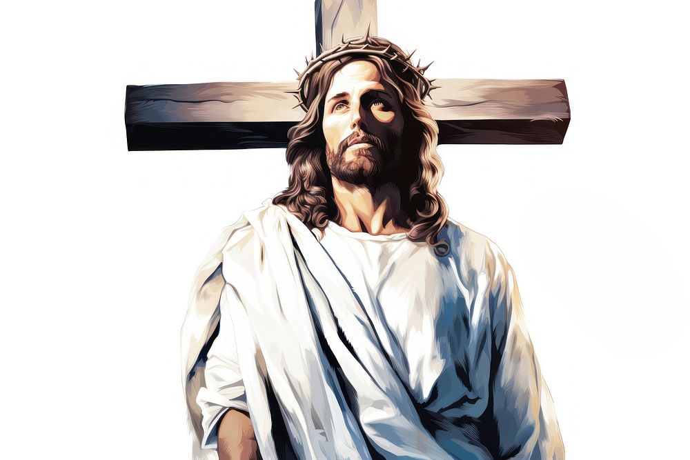 Jesus cross symbol adult. AI generated Image by rawpixel.