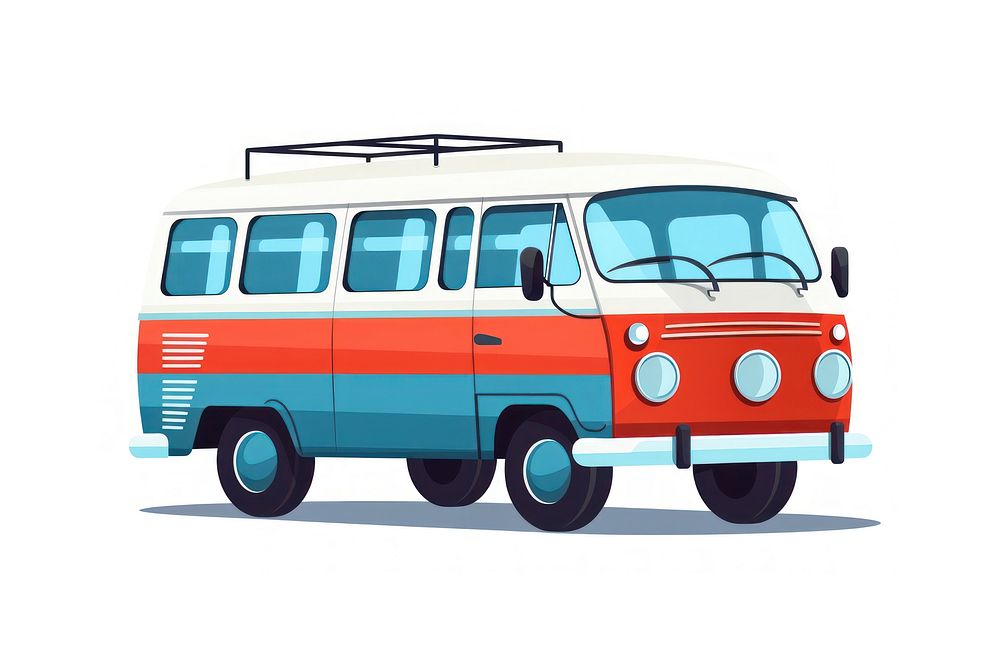 Minibus vehicle wheel car. AI generated Image by rawpixel.