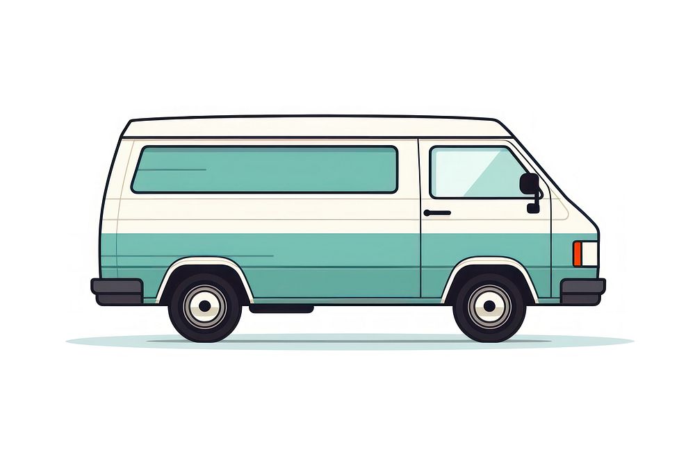 A van vehicle minibus car.