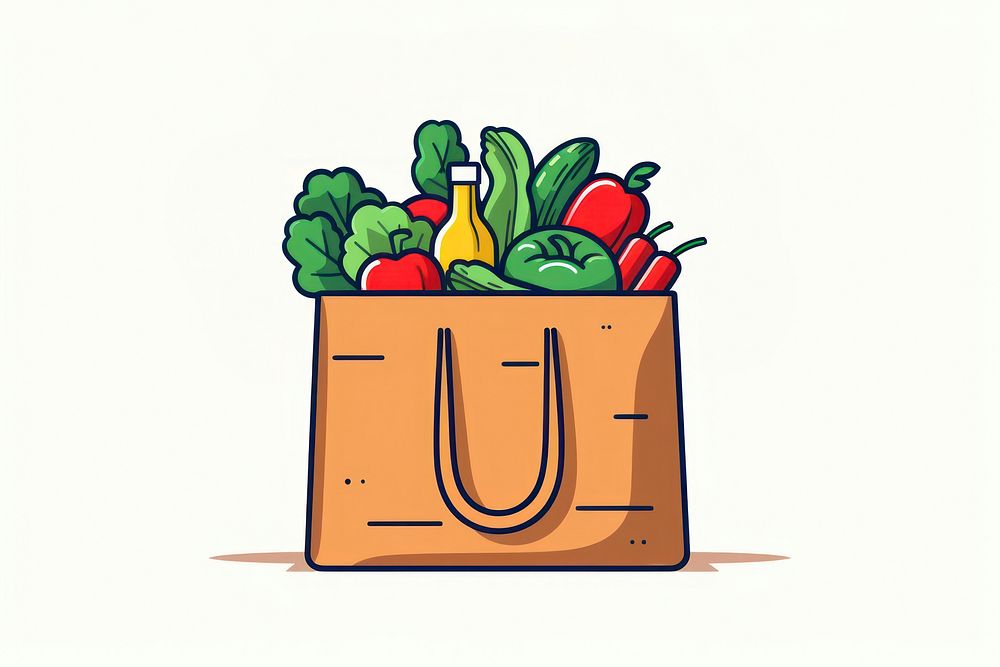 Bag plant vegetable freshness. AI generated Image by rawpixel.