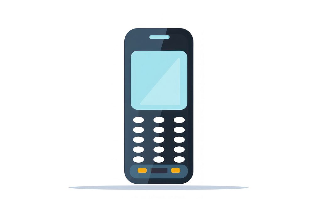 A phone icon white background mathematics electronics. AI generated Image by rawpixel.