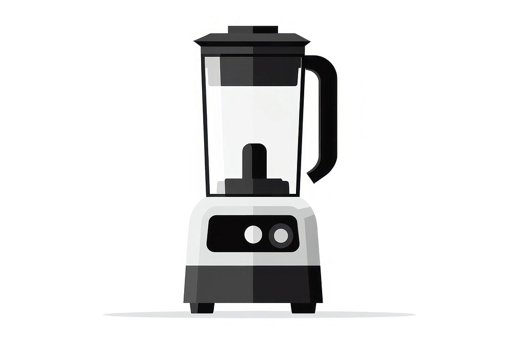 An electric blender mixer white background coffeemaker. AI generated Image by rawpixel.