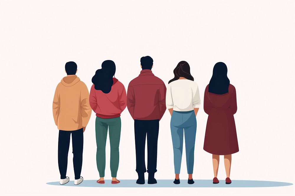 Standing female people adult. AI generated Image by rawpixel.