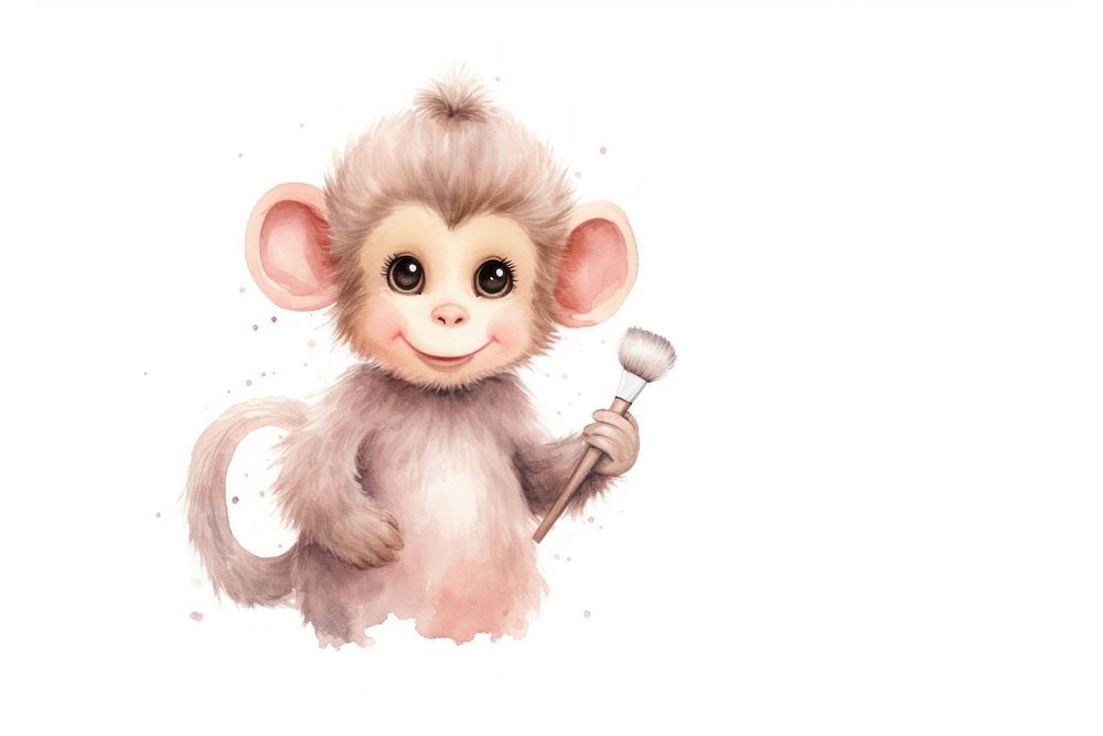 Monkey animal cute toy. AI generated Image by rawpixel.