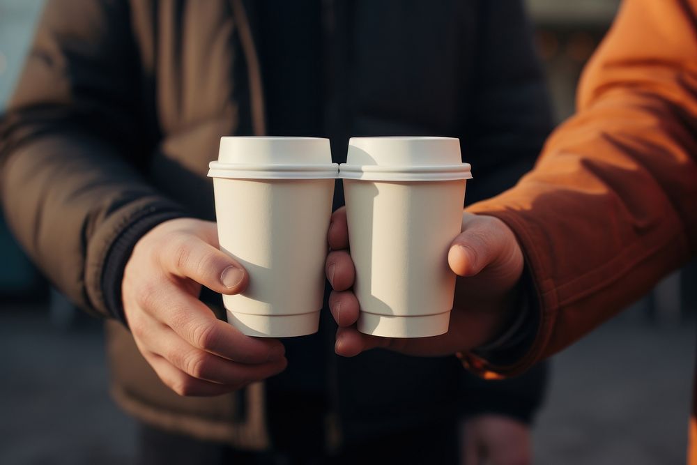 Coffee cup disposable drink. 