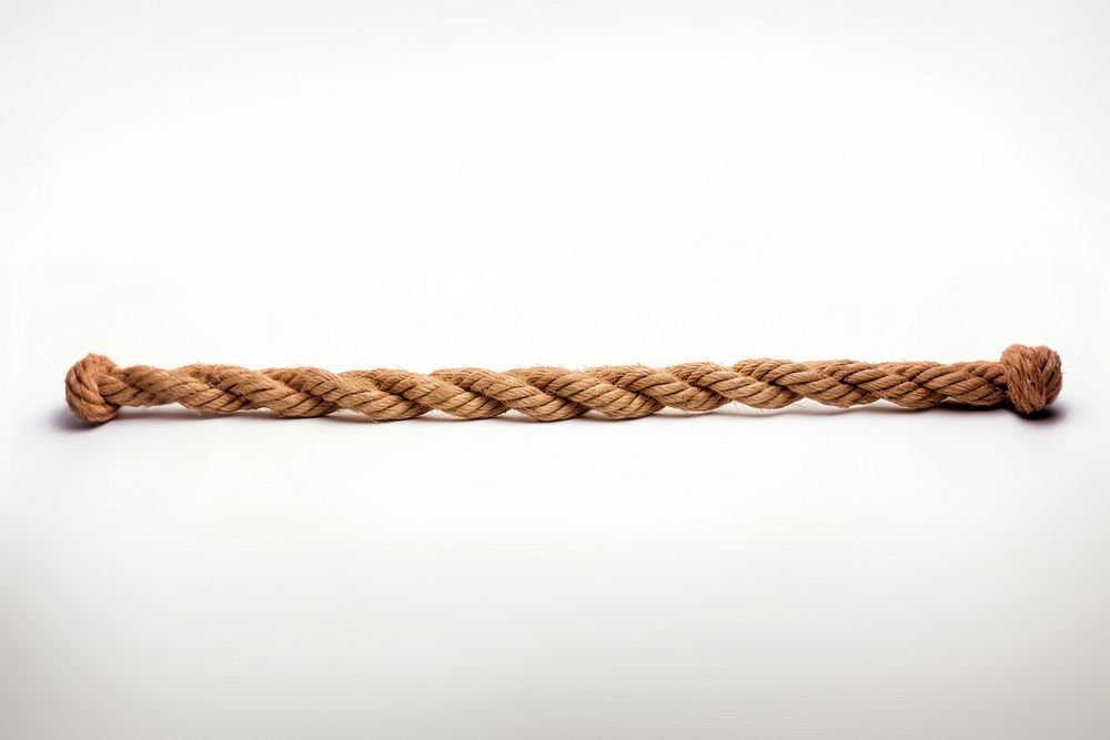 A long rope white background durability strength. AI generated Image by rawpixel.