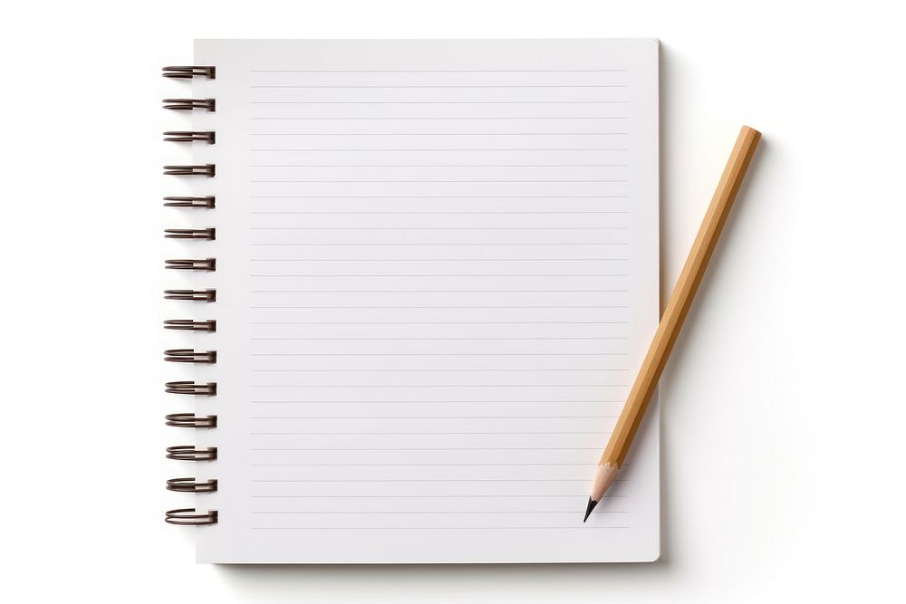A notepad pencil paper diary. AI generated Image by rawpixel.