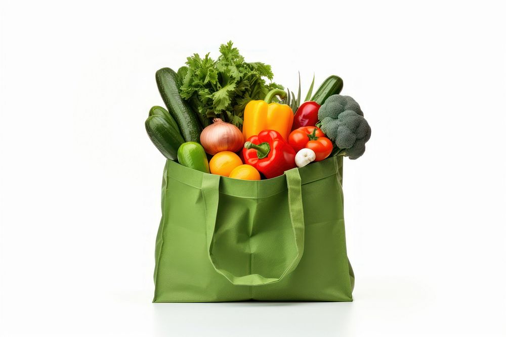 Bag vegetable market food. AI generated Image by rawpixel.
