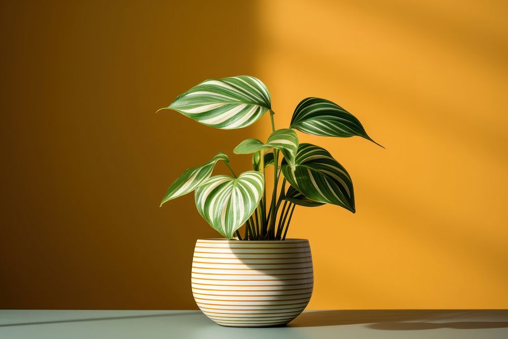 Nerve plant leaf houseplant flowerpot. AI generated Image by rawpixel.