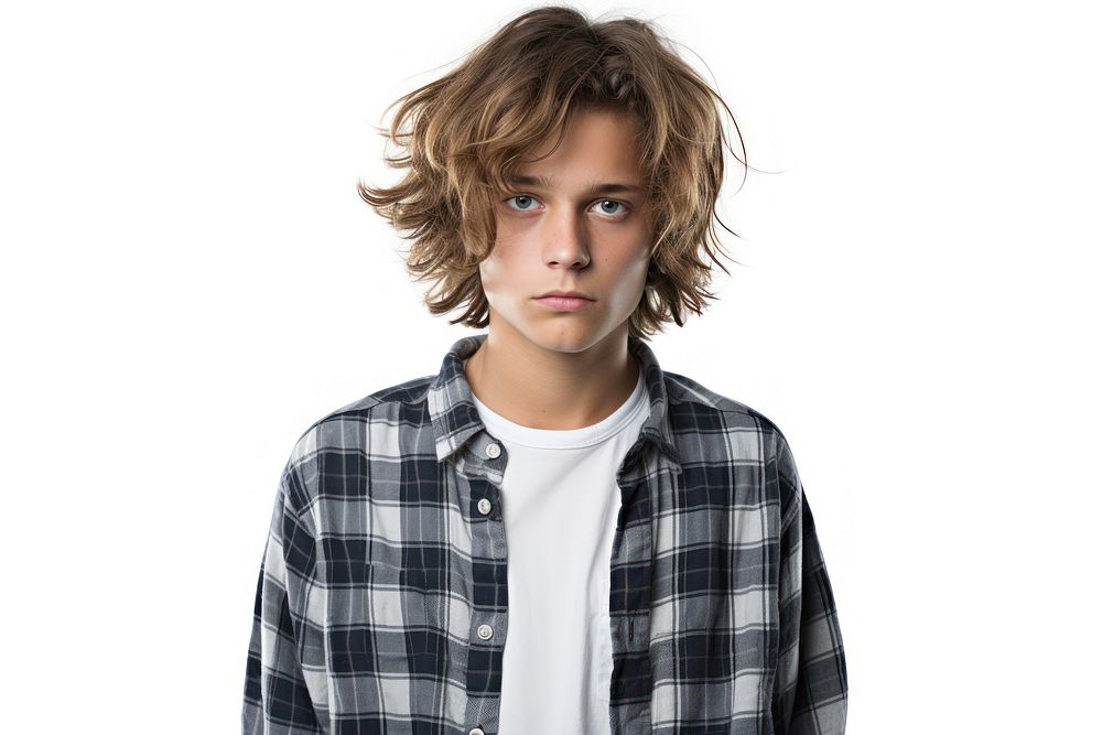 Teenager portrait shirt photo. AI generated Image by rawpixel.