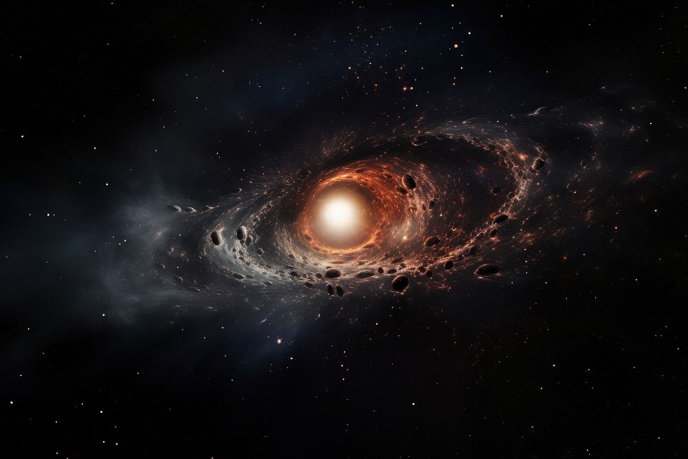 Black hole space astronomy universe. AI generated Image by rawpixel.