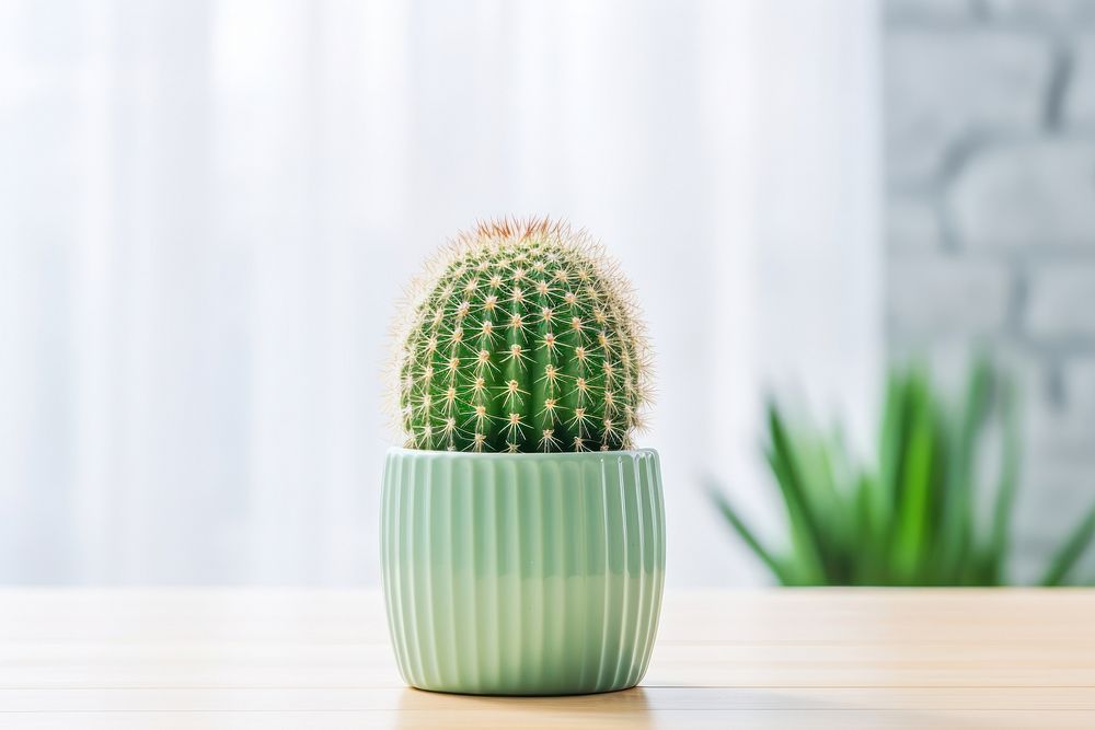Cuddly Cactus cactus plant houseplant. AI generated Image by rawpixel.