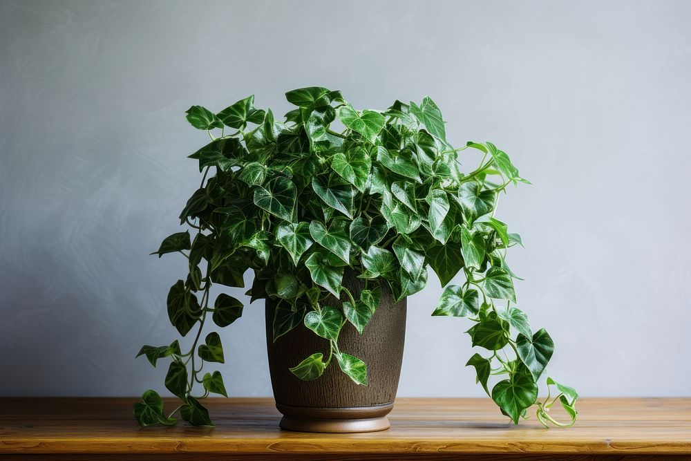 English ivy plant leaf houseplant. AI generated Image by rawpixel.