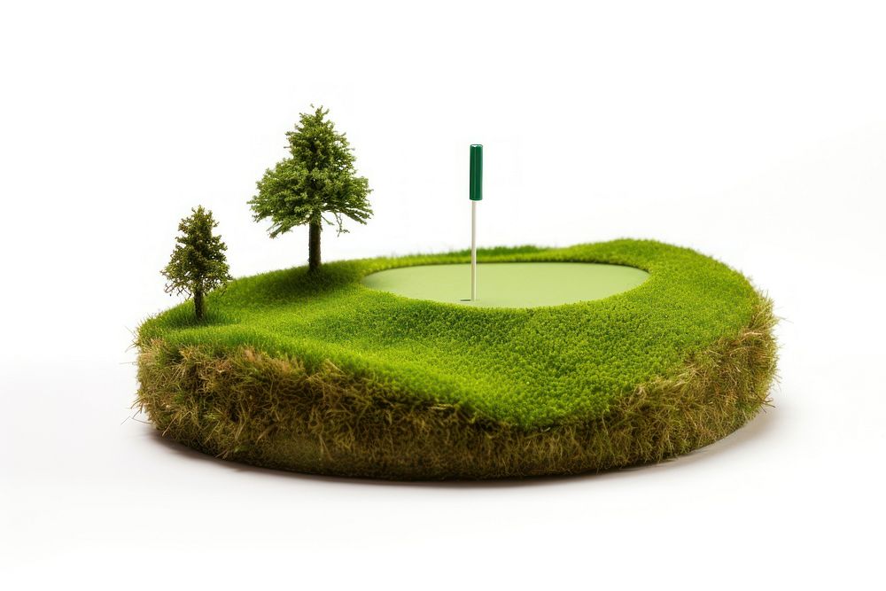 Grass green golf outdoors. AI generated Image by rawpixel.