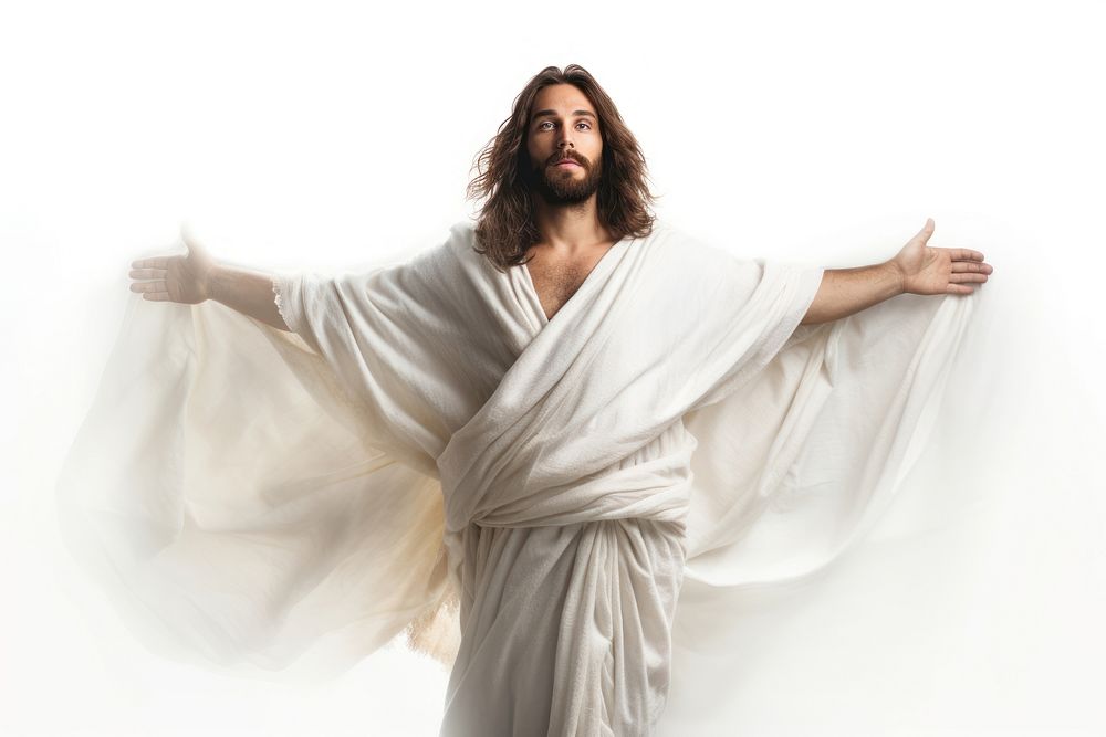 Jesus portrait fashion adult. AI generated Image by rawpixel.
