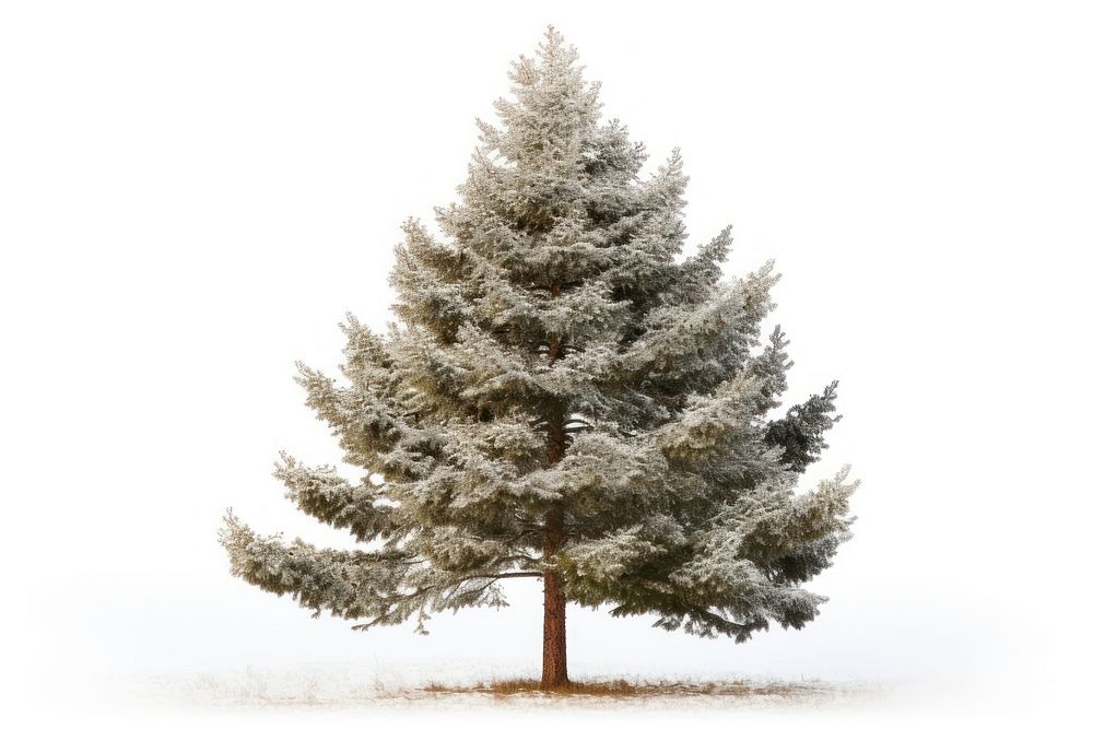 Winter tree pine plant. AI generated Image by rawpixel.
