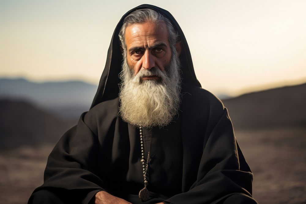 Islam priest contemplation spirituality. AI generated Image by rawpixel.