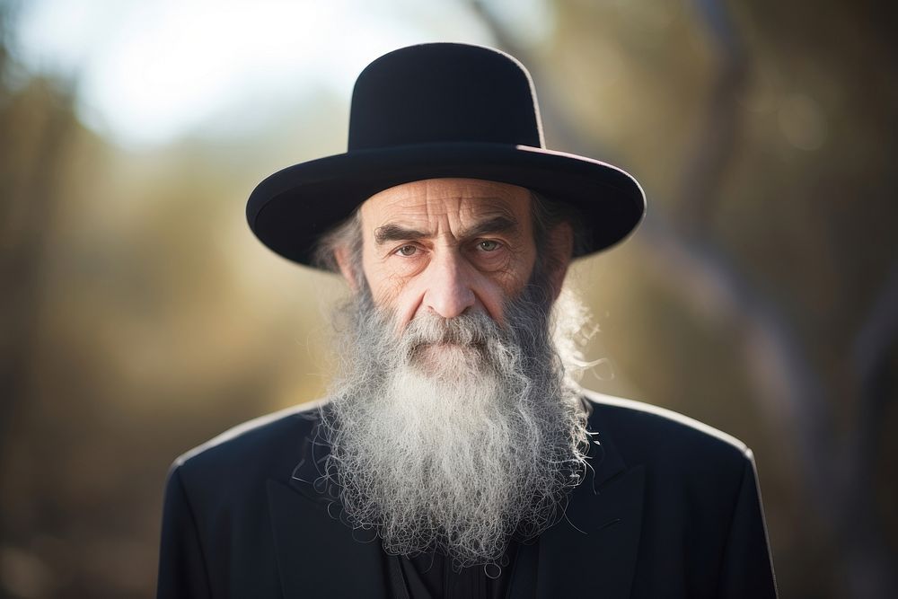 Orthodox judaism portrait beard adult. AI generated Image by rawpixel.
