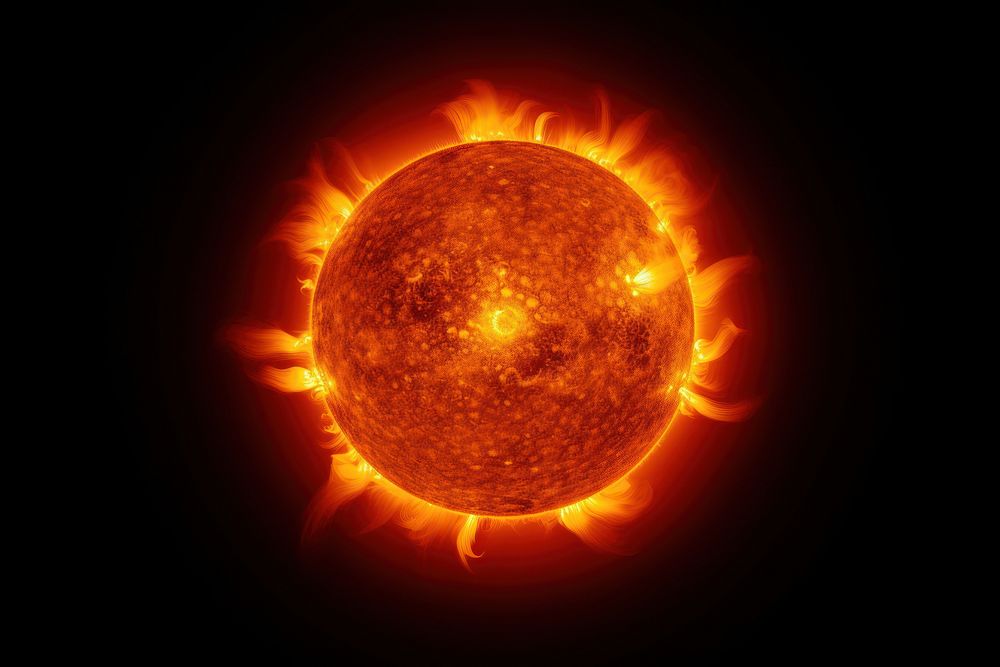 Sun sun astronomy outdoors. AI generated Image by rawpixel.