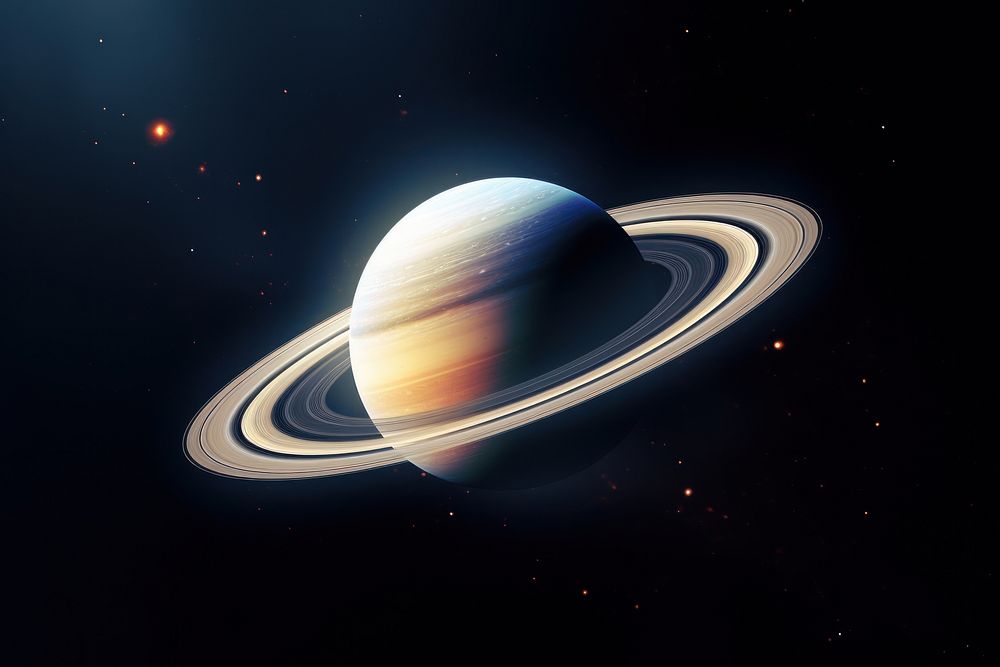 Saturn space astronomy universe. AI | Free Photo - rawpixel