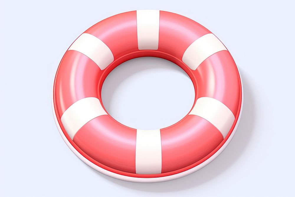 Swimming-Ring lifebuoy inflatable protection. AI generated Image by rawpixel.