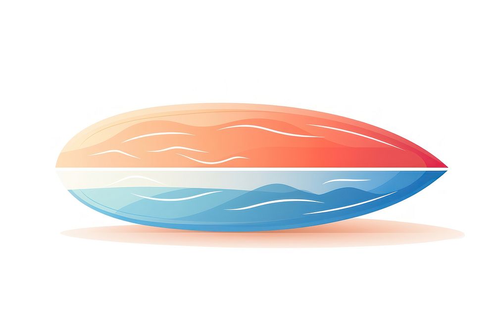 Surfboard sea white background outdoors. AI generated Image by rawpixel.