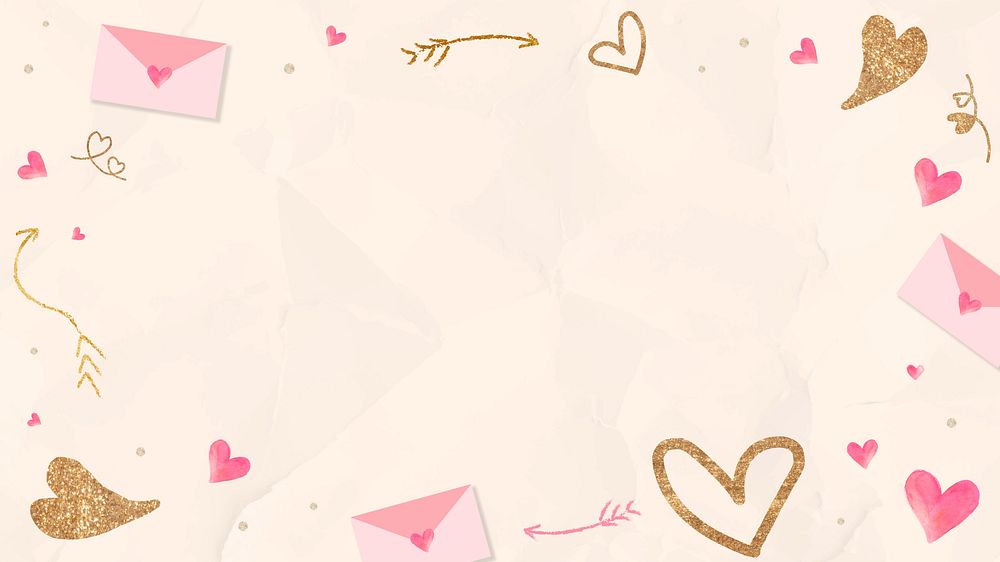 Valentine's paper texture background design