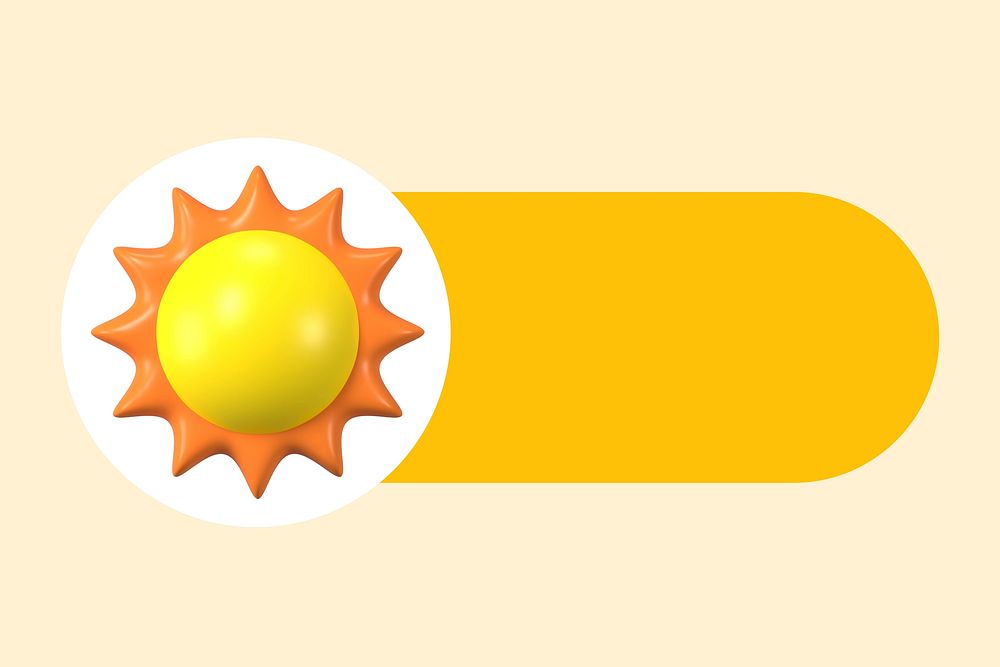 Sun slide icon