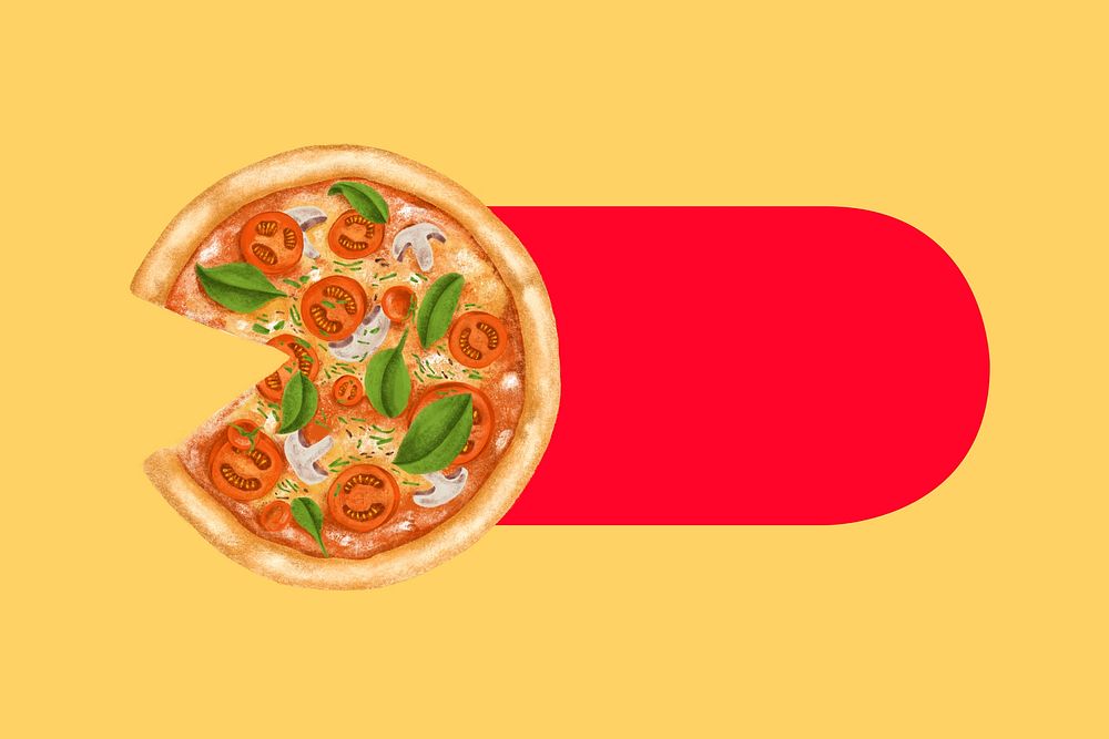Pizza slide icon
