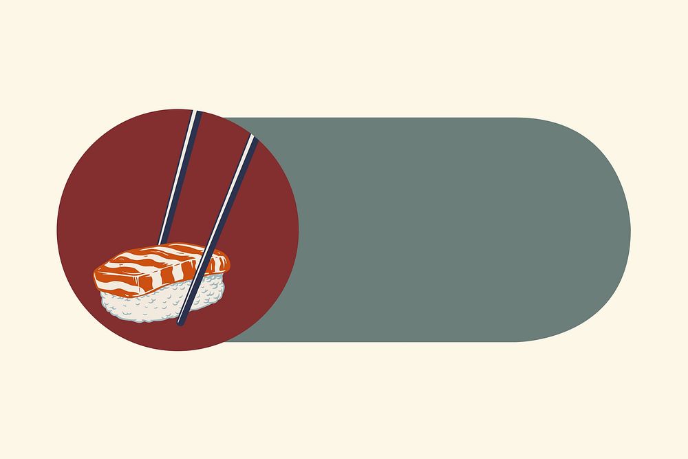 Sushi food slide icon