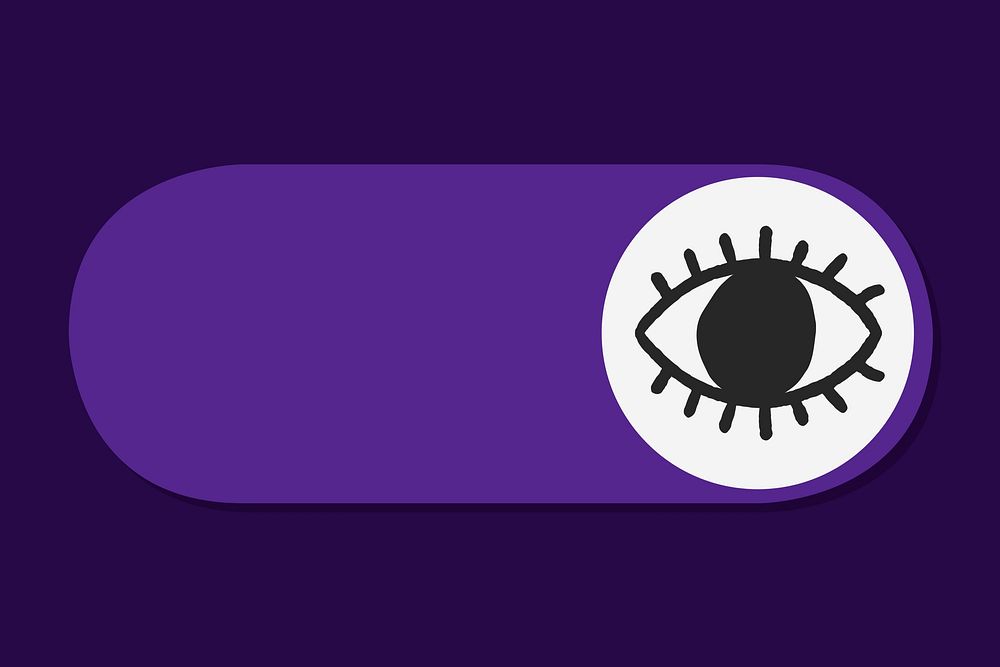 Open eye slide icon