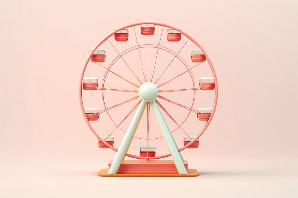 Ferris wheel fun ferris wheel recreation. AI generated Image by rawpixel.
