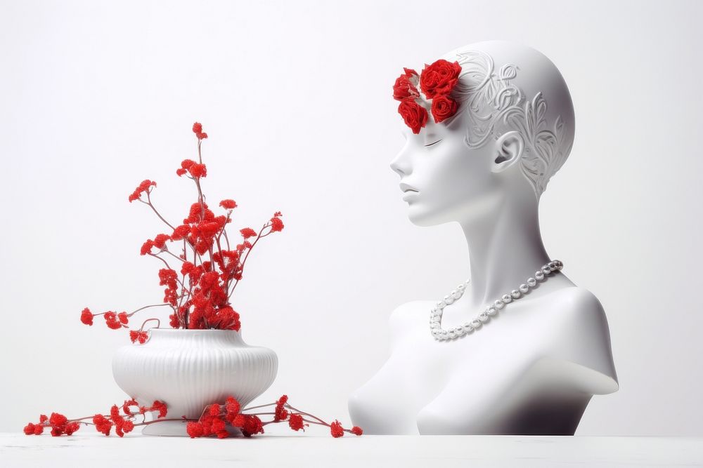 Jewelry flower petal woman. AI generated Image by rawpixel.