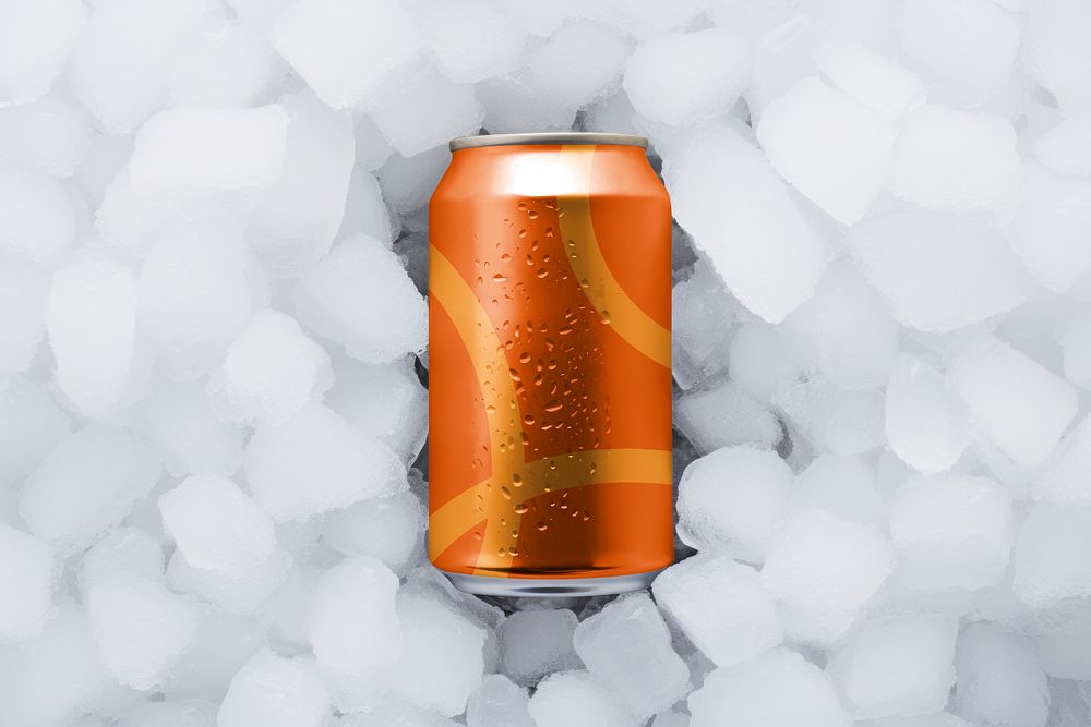 Soda can, beverage product packaging