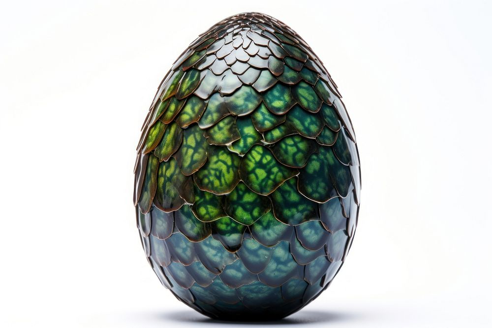 Egg sphere green white background. AI generated Image by rawpixel.