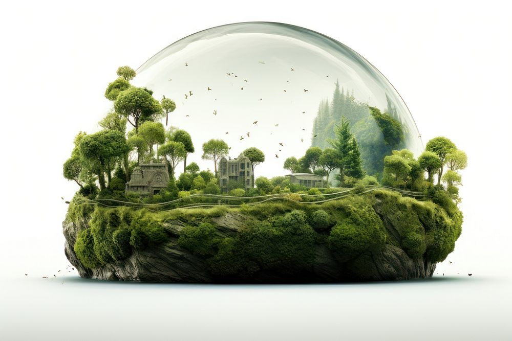 Environment outdoors sphere nature. AI generated Image by rawpixel.