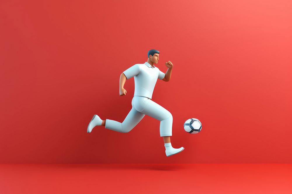 Profile icon football running kicking. AI generated Image by rawpixel.