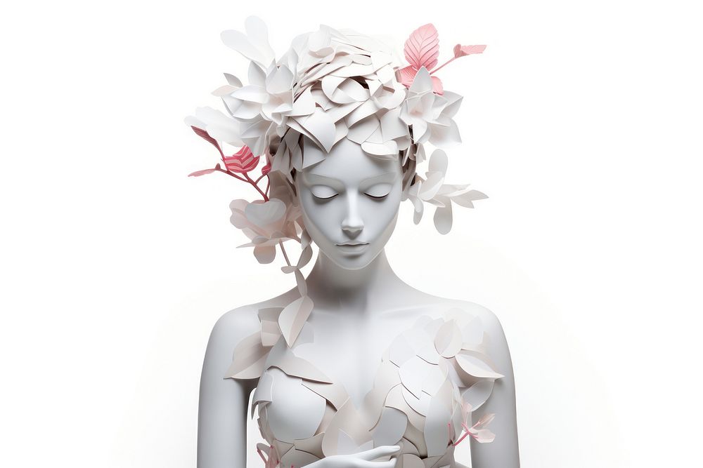 Human sculpture adult white art. AI generated Image by rawpixel.