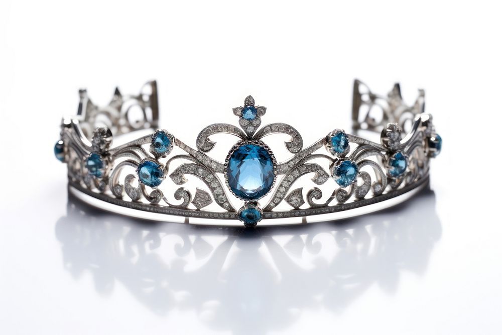 Jewelry gemstone crown tiara. AI generated Image by rawpixel.