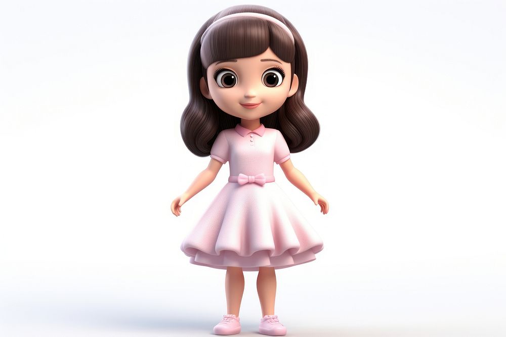 Dress cute doll toy. AI generated Image by rawpixel.