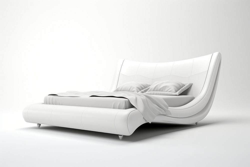 Double bed furniture mattress bedroom. AI generated Image by rawpixel.