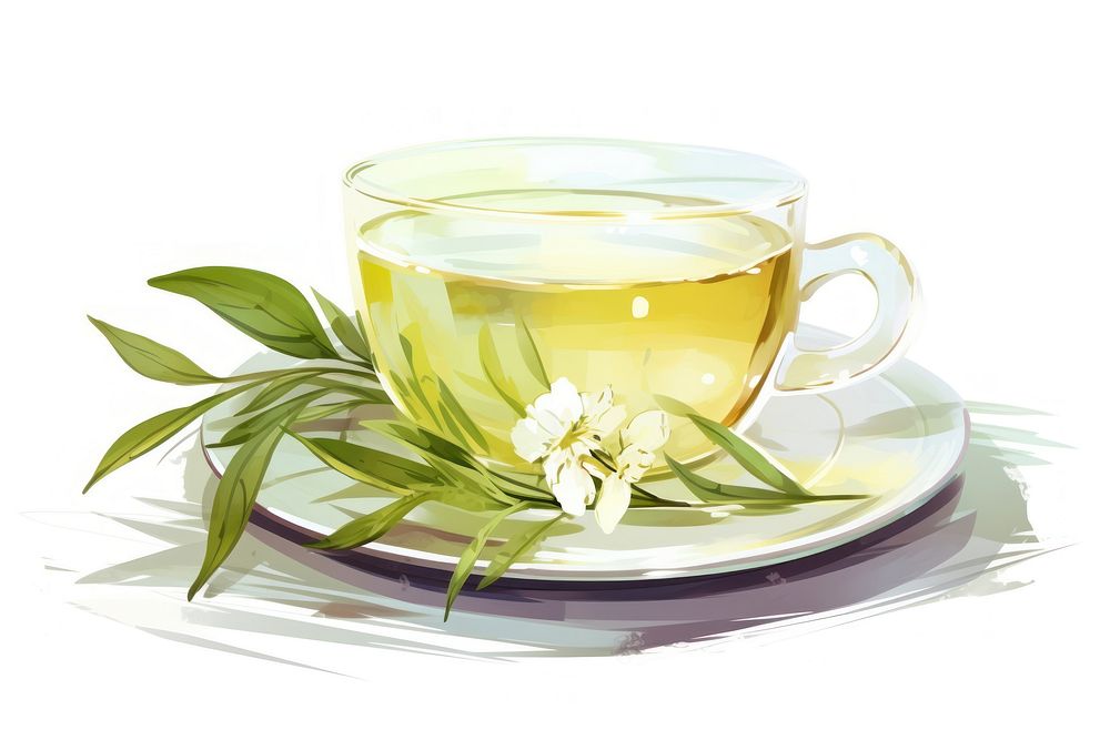 Tea saucer drink plant. AI generated Image by rawpixel.