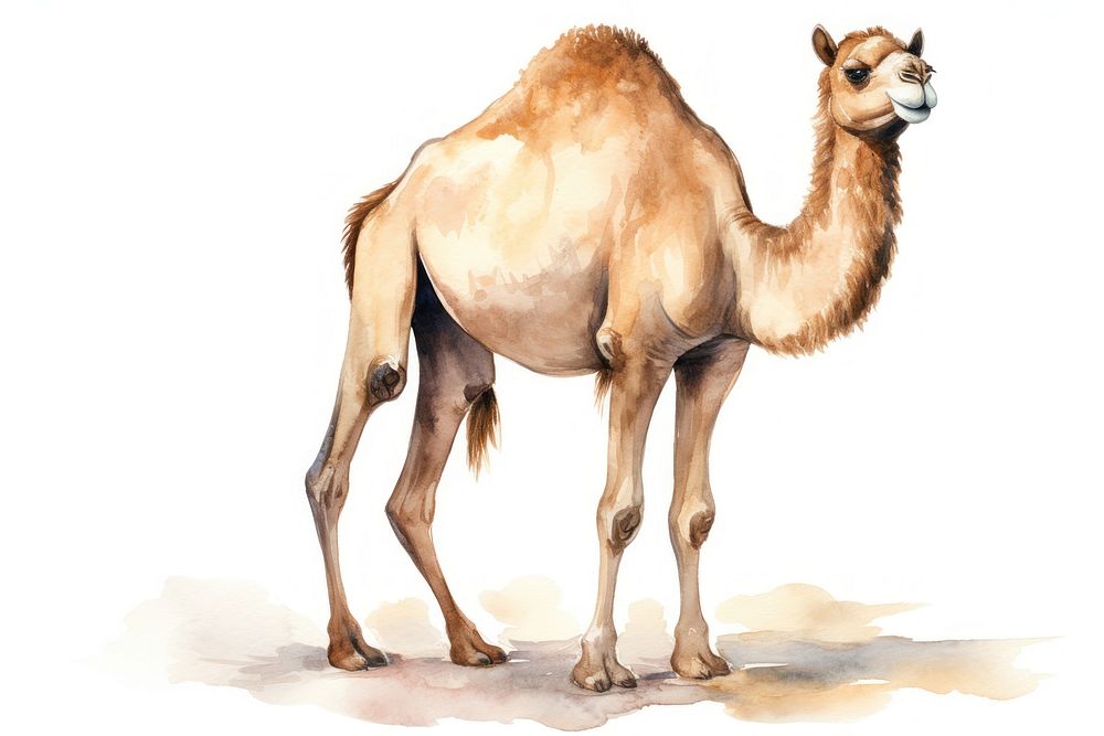 Animal camel mammal antelope. AI generated Image by rawpixel.